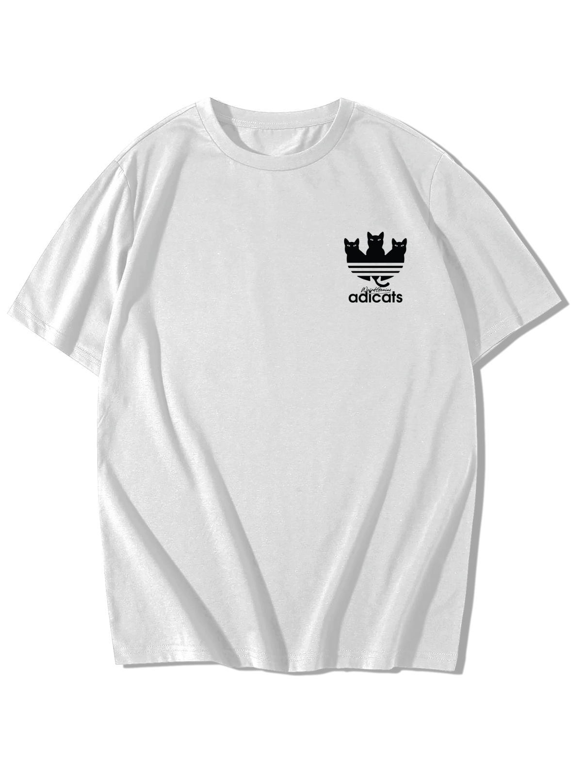 Adicats Baskılı Oversize T-Shirt
