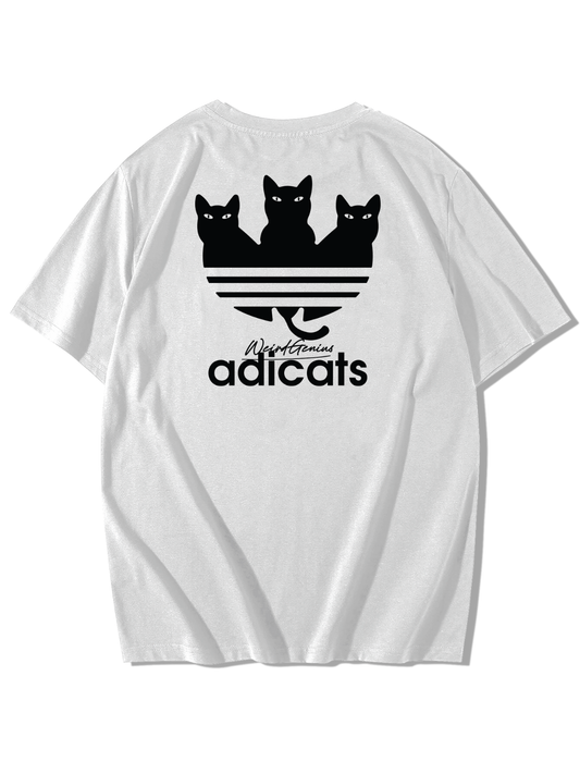 Adicats Baskılı Oversize T-Shirt