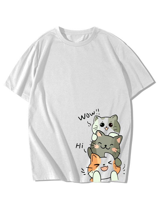 Wow Cats Oversize T-Shirt